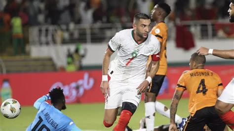 Morocco Advance To Africa Cup Of Nations Round Of 16 As Hakim Ziyech