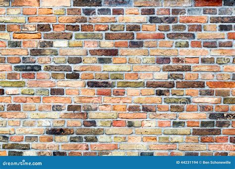 Brick Wall With Various Colors Stock Illustration - Image: 44231194