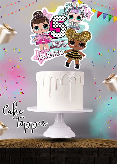 LOL Surprise Cake Printable