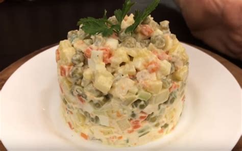 Классический рецепт Оливье — Клёвая Еда