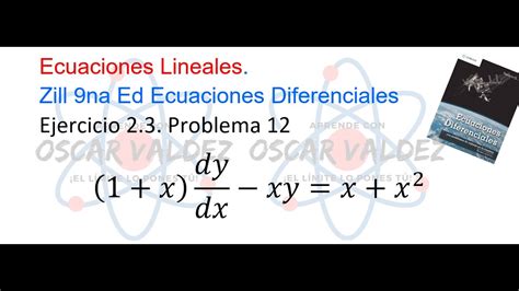 Ejercicios Problema Dennis G Zill Ecuaciones Diferenciales