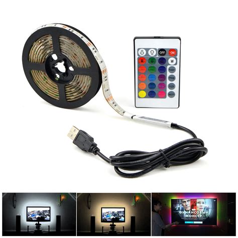 3528 Smd 5050 Smd Dc 5v Usb Cable Led Strip Light Led Light Lamp Usb Charger Adapter Rgb Led