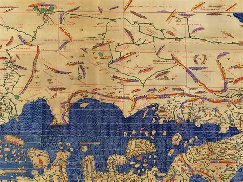 Al Idrisi Map Of The World Tabula Rogeriana World Map Wall Etsy Ireland