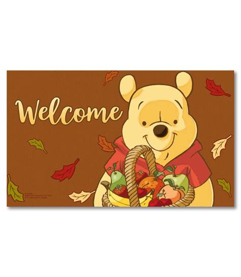 Buy Fall Pooh Welcome Doormat Fall All Disney Doormat Flagology