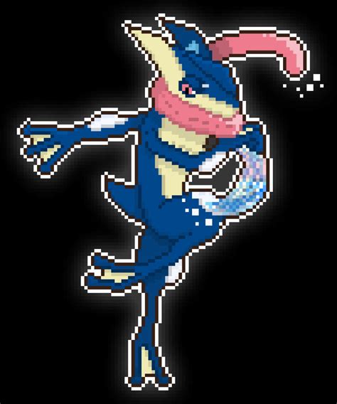 Greninja Pixel Art