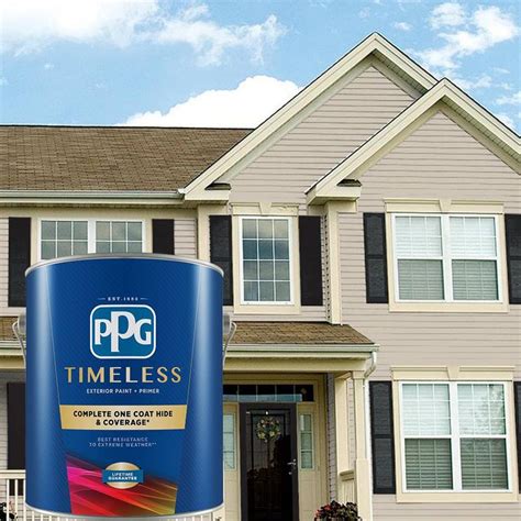 PPG TIMELESS 1 Gal Synchronicity PPG1021 2 Flat Exterior One Coat