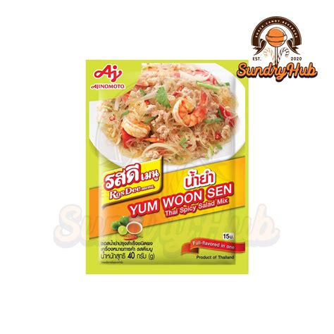 Ajinomoto Rosdee Menu Yum Woon Sen G Shopee Malaysia