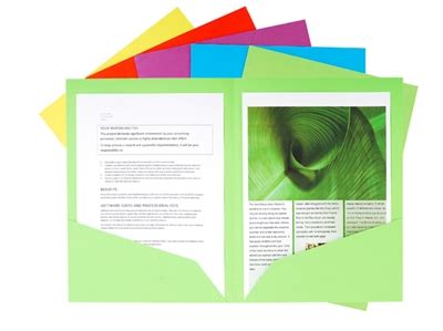 Dokumentmappe X Cm M Lomme Ass Enkeltfarver Pk