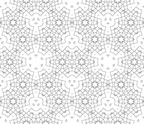 Patr N Transparente Geom Trico De L Nea Delgada Con Diferentes Formas