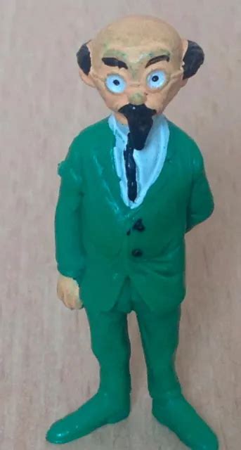 Figurine Pvc Belvison Esso Tintin Kuifje Herge Le Professeur