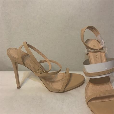 Liliana Shoes Stylish Nude Ankle Strap High Heeled Sandal Poshmark