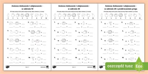 Dodawanie I Odejmowanie Pisemne Karta Pracy Teacher Made Off