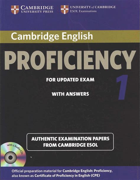 Sách Cambridge English Proficiency Certificate 1 with Answers CPE