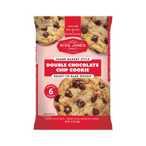 Ready-To-Bake Cookie Dough, Double Chocolate Chip, 12 Oz