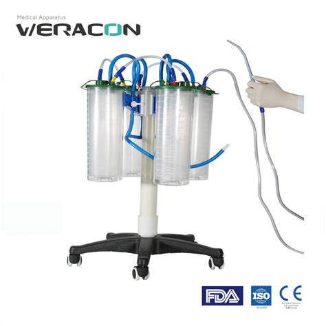 Rigid Disposable Suction Canisters With Tubing China Container And