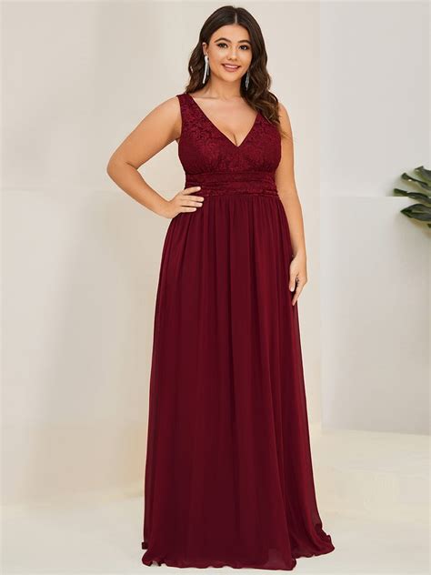 Plus Size Sleeveless Empire Waist Evening Dress Ever Pretty Uk