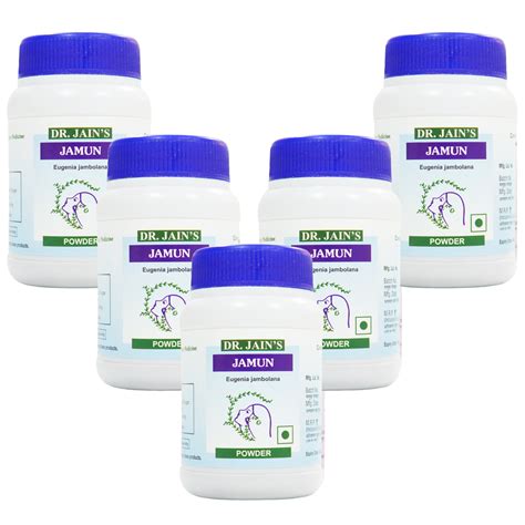 Jamun Ayurvedic Powder 45g Pack Of 5 Dr Urjita Jain