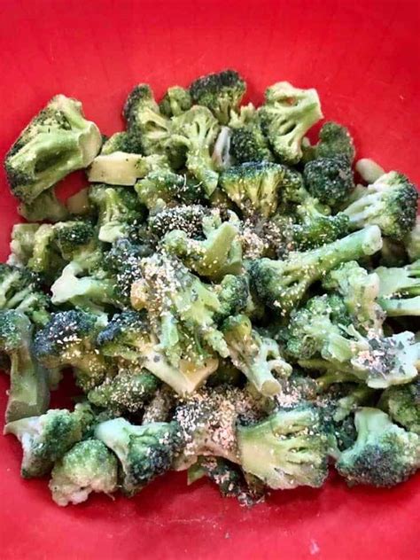 Air Fryer Frozen Broccoli Fork To Spoon Recipe Roast Frozen Broccoli Frozen Broccoli