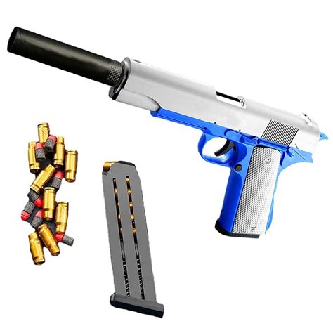 Buy Lqlq Classic Colt 1911 Toy With Soft Bullets And Ejecting Magazine Shell Ejection Soft