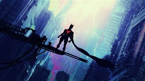 Batman Beyond, Gotham City, Night, 4K, #6.2709 Wallpaper PC Desktop