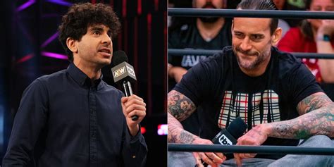 Cm Punk Meets With Tony Khan To Determine Future In Aew Possible Exit