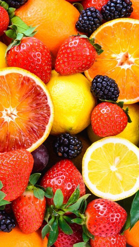 фрукты, яблоко, апельсин, клубника, лимон, ежевика, fruit, apple ...