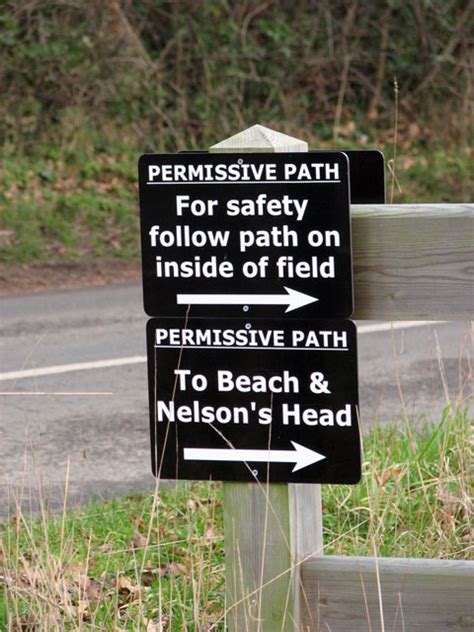 Footbridge Carrying A Permissive Path © Evelyn Simak Geograph