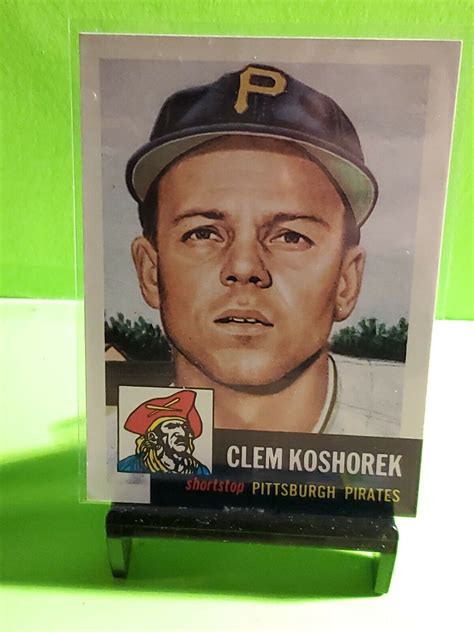 Topps Archives Reprints Clem Koshorek Pittsburgh Pirates