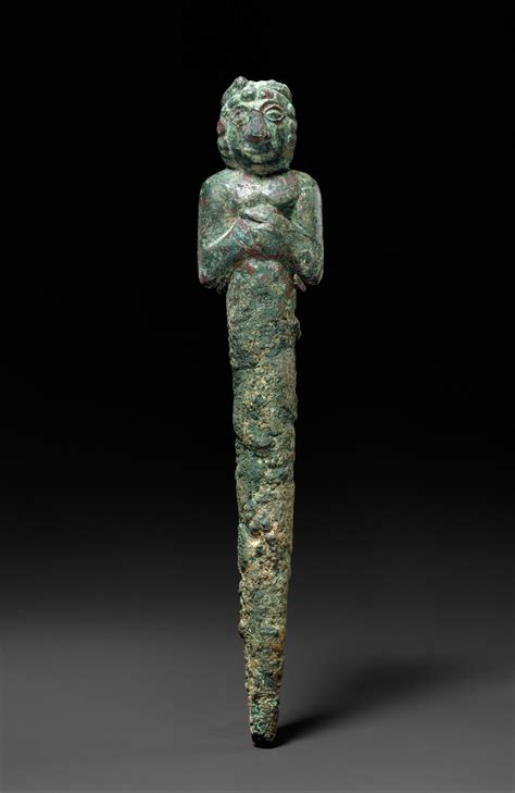 Foundation Figure Of A Deity Sumerian Early Dynastic Iiib The