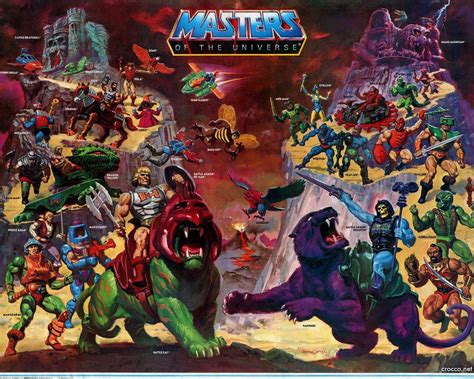 MOTU Art by William George - “Heroic Warriors vs Evil Warriors” : r/MastersOfTheUniverse