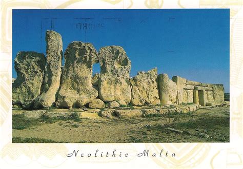 MY UNESCO WHS POSTCARDS COLLECTION: MALTA - Megalithic Temples of Malta