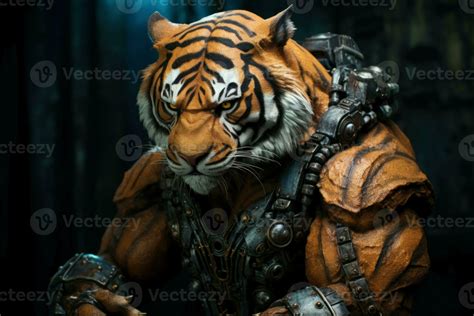 Majestic Bodybuilding Tiger Generate Ai 31395176 Stock Photo At Vecteezy