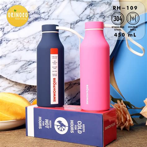 Jual Orinoco Tumbler Stainless Vacuum Flask Thermos With Strap Silikon