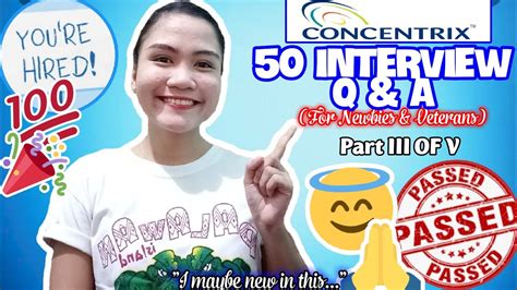 50 Concentrix Interview Questions And Answers For Newbies And Veterans 2024 Part 3 Nayumi