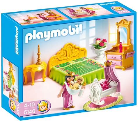 Playmobil Princess 5146 Pas Cher Chambre De La Reine Avec Berceau