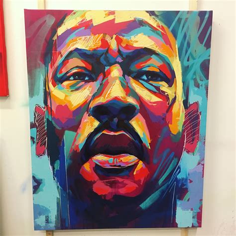 Martin Luther King Painting at PaintingValley.com | Explore collection ...