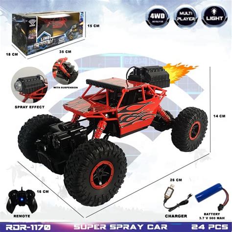 Jual Radar Rdr Rc Asap Spray Smoke Rock Crawler Offroad Buggy Wd