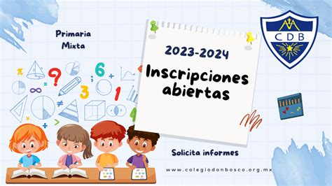 Inscripciones 2023 2024 Colegio Don Bosco