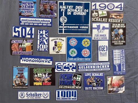 Aufkleber Fc Schalke Ultras Sticker Szenekleber Stickerpaket