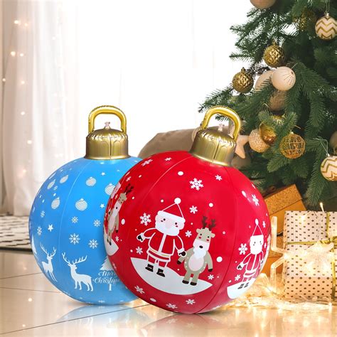 Pcs Giant Outdoor Christmas Pvc Inflatable Decorated Ball Christmas