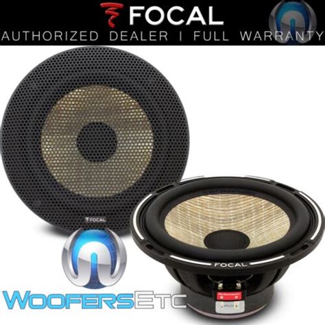 Focal W Ps F W Rms Flax Cone Ohm Midbass Driver Car Speakers