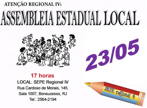 SEPE REGIONAL IV Assembleia Estadual Local