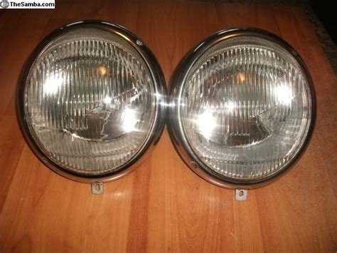 TheSamba VW Classifieds HELLA Fluted Euro Headlights Bug 60 67