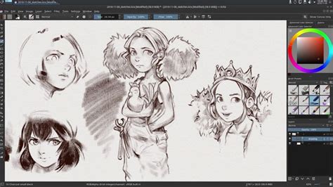 Brush Preset Duo Free Bundle For Krita Krita Digital Painting Tutorials Krita Tutorial