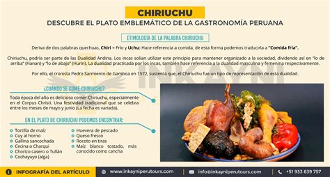 Chiriuchu O Comida Fría Plato Emblemático De Cusco