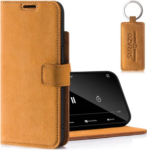 Surazo Etui Premium Rfid Skórzane Samsung Galaxy A14 5G Etui na