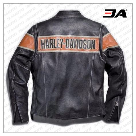 Harley Davidson Mens Victory Lane Leather Jacket