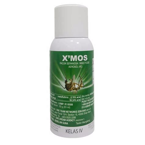 X Mos Mosquito Repellent 50g 83ml Bottle Shopee Malaysia