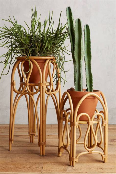 Aesthetic Rattan Plant Stand Ideas Topsdecor