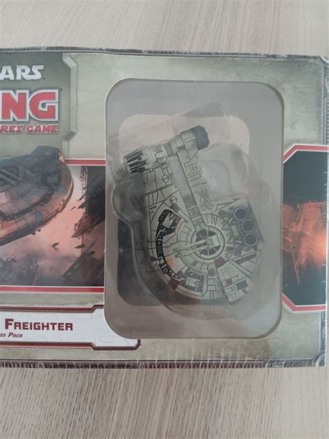 Star Wars X Wing Miniatures Yt 2400 Freighter Millennium Falcon Hobbies And Toys Toys And Games